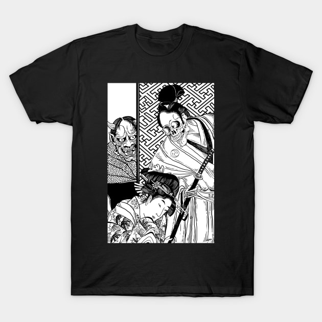 Death and the Maiden: Samurai Edition T-Shirt by ZugArt01